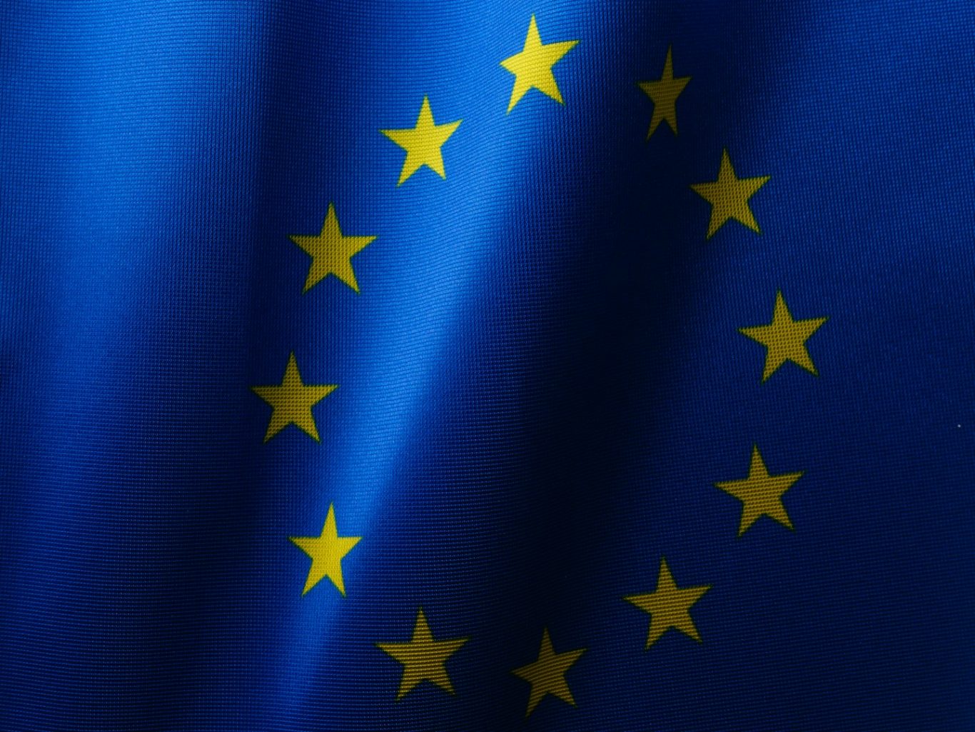 The EU Falsified Medicines Directive Blue flag with a circle of twelve yellow stars.